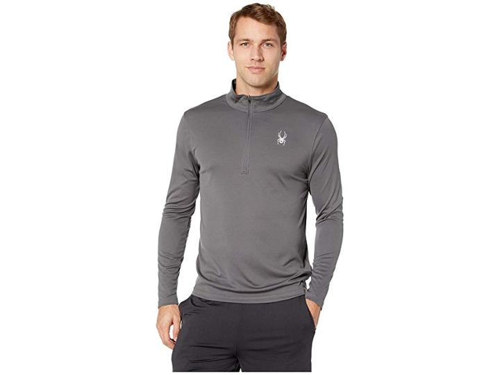 Spyder Limitless Solid Zip T-neck (polar/polar) Men's Long Sleeve Pullover