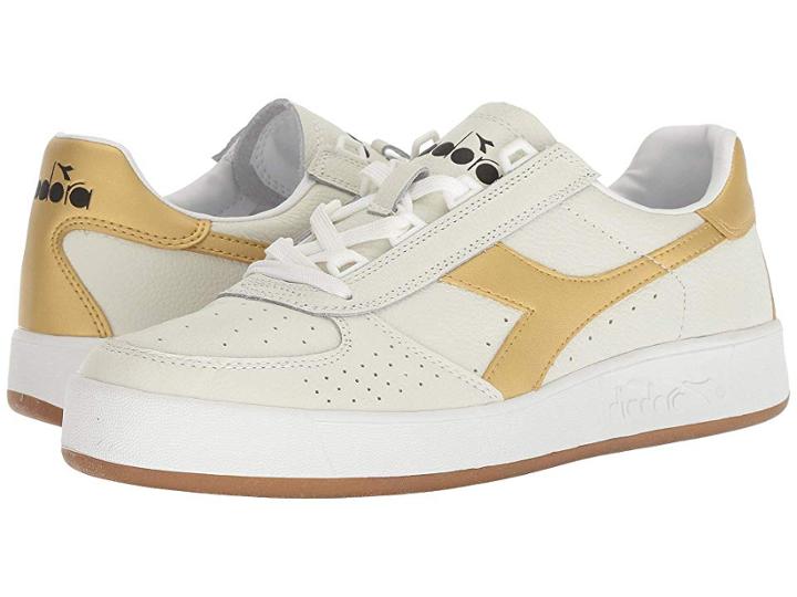 Diadora B.elite L (white/gold) Athletic Shoes