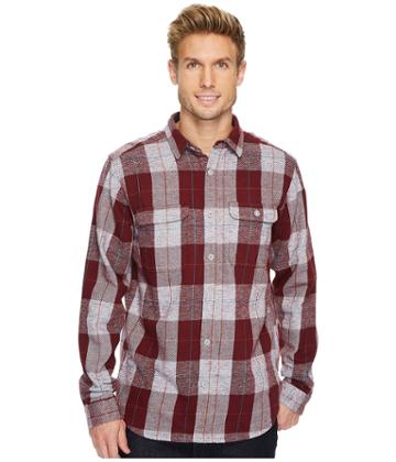 Mountain Hardwear Walcott Long Sleeve Shirt (cote Du Rhone) Men's Long Sleeve Button Up