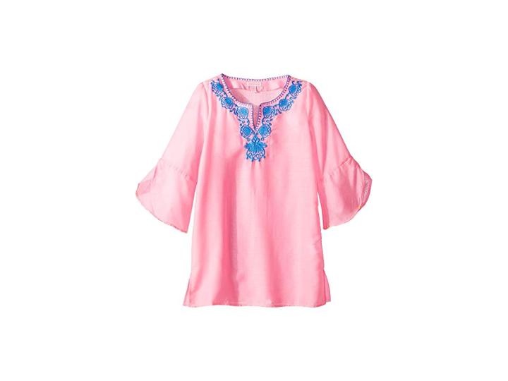 Lilly Pulitzer Kids Mini Piet Cover-up (toddler/little Kids/big Kids) (pink Sunrise) Girl's Swimwear