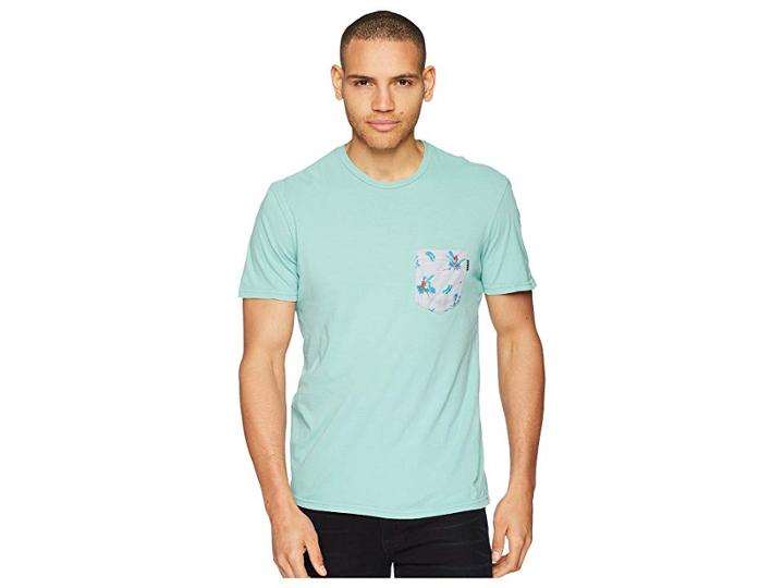 Rip Curl Plethera Heritage Pocket Tee (green) Men's Clothing