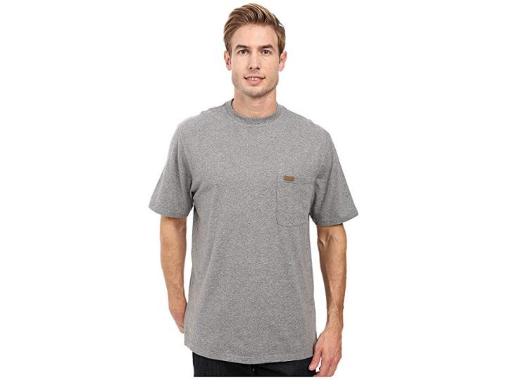 Pendleton S/s Deschutes Pocket Shirt (grey Heather) Men's T Shirt