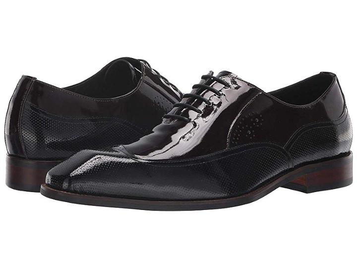 Carrucci Patent Pending (black/burgundy) Men's Shoes