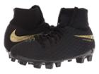 Nike Kids Jr. Hypervenom Phantom 3 Academy Dynamic Fit Fg Soccer (little Kid/big Kid) (black/metallic Vivid Gold) Kids Shoes