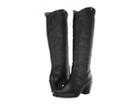 Frye Jolene Pull-on (black Oiled Pull-up) Women's  Boots