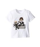 Dolce & Gabbana Kids Designer Tee (infant) (white Print) Boy's T Shirt