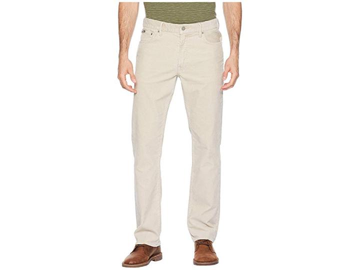 Polo Ralph Lauren Washed Stretch Corduroy Prospect Pants (stonewear Grey) Men's Casual Pants