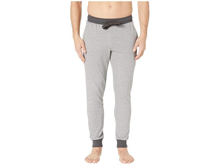 Emporio Armani Melange Mix Terry Sweatpants (melange Grey) Men's Casual Pants