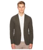 Eleventy Laser Cut Jersey Blazer (green) Men's Clothing