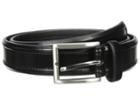 Florsheim Dress Casual Burnished Leather Belt 32mm (black) Men's Belts