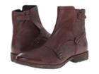 Frye Ethan Triple Monk (dark Brown Buffalo Leather) Men's Dress Pull-on Boots