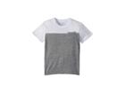 Chaser Kids Extra Soft Two-toned Pocket Tee (little Kids/big Kids) (white/streaky Grey) Boy's T Shirt