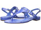 Lauren Ralph Lauren Valinda (summer Blue Crinkle Soft Patent) Women's Sandals