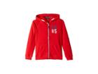 Tommy Hilfiger Kids Th85 Hoodie (big Kids) (haute Red) Girl's Sweatshirt