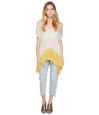 Free People Storm Clouds Tunic (neutral Combo) Women's Clothing