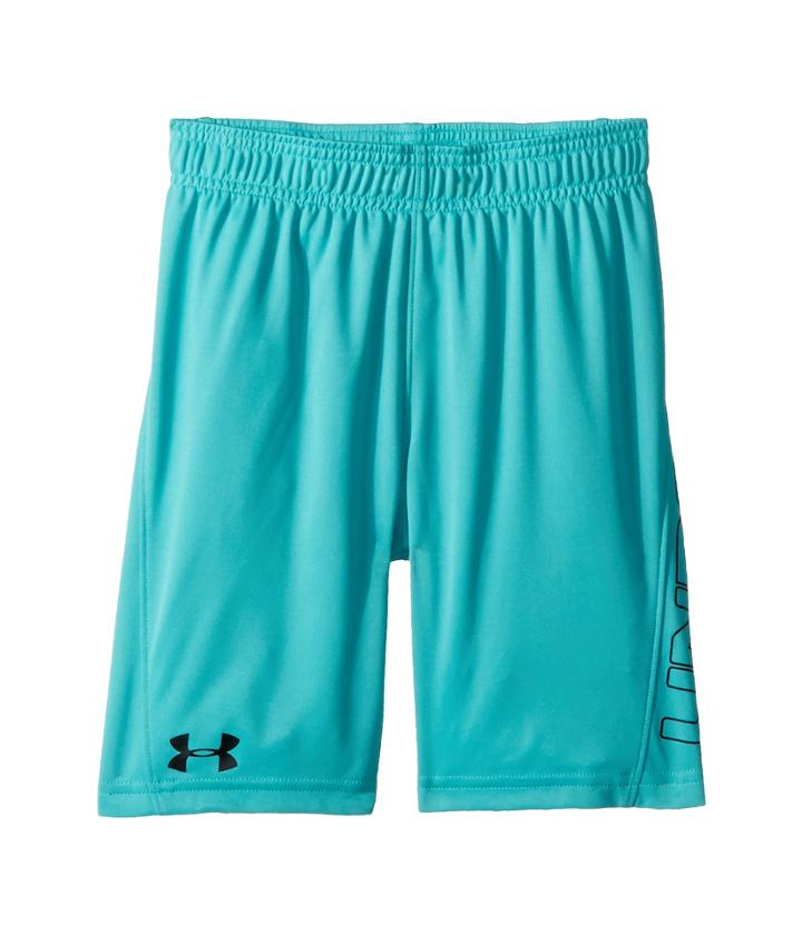 Under Armour Kids Kick Off Solid Shorts (little Kids/big Kids) (teal Punch) Boy's Shorts