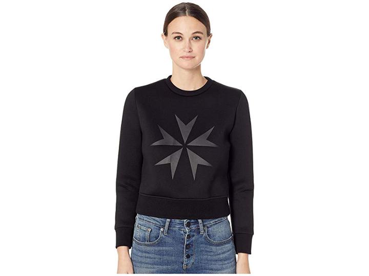 Neil Barrett Military Start Sweatshirt (black) Women's Sweatshirt