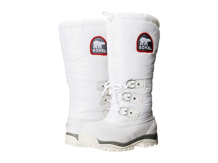 Sorel Snowliontm Xt (white/red Quartz) Women's Boots