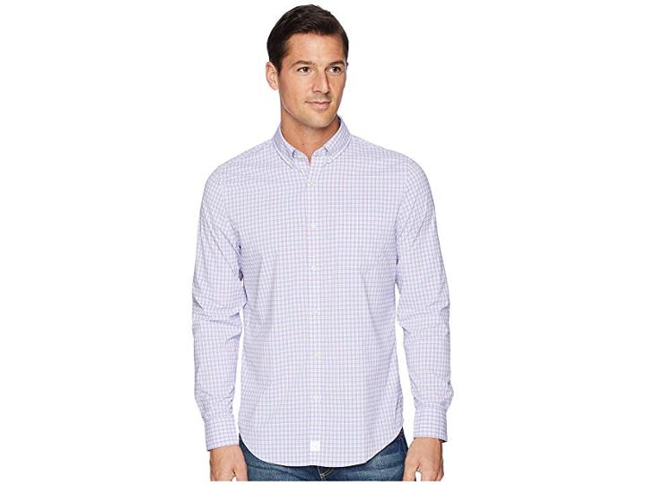 Vineyard Vines Slim Fit Oyster Pond Performance Murray Shirt (sea Urchin) Men's Clothing