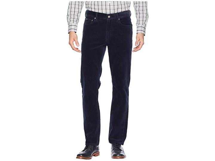 Polo Ralph Lauren Washed Stretch Corduroy Prospect Pants (aviator Navy) Men's Casual Pants