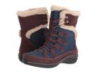 Aetrex Berries Short Lace-up Boot (blueberry) Women's Cold Weather Boots
