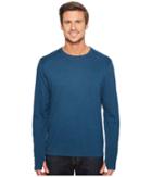 Toad&co Debug Lightweight Long Sleeve Crew (blue Abyss) Men's Clothing