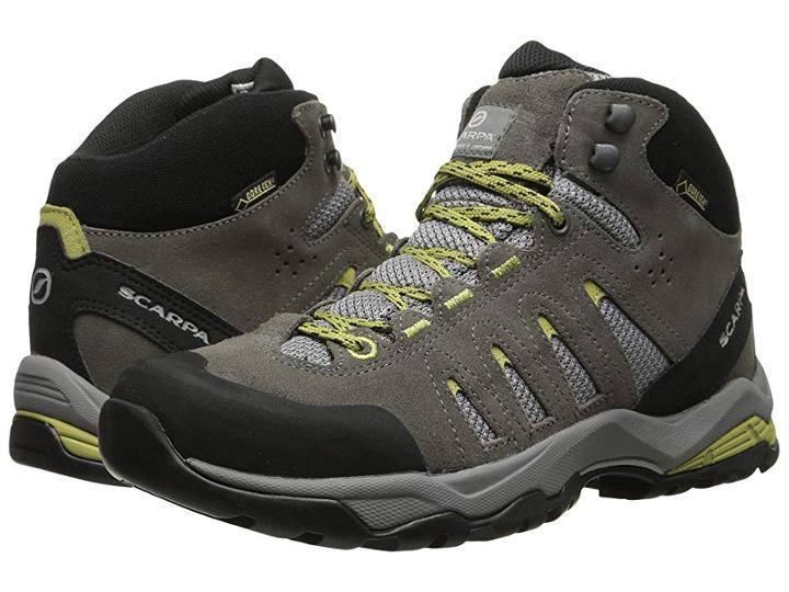 Scarpa Moraine Mid Gtx (dark Grey/celery) Women's Shoes