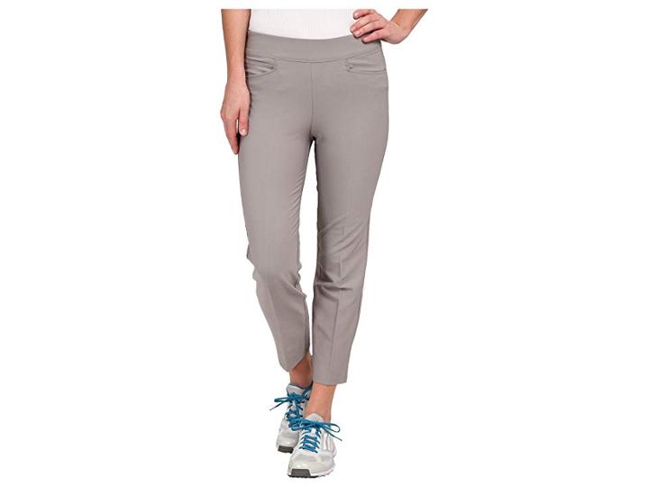 Adidas Golf Essentials Adislim Ankle Length Pant '16 (charcoal Solid Grey) Women's Casual Pants
