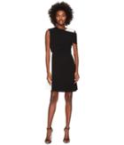 Sportmax Dalmata Cold Shoulder Dress (black) Women's Dress