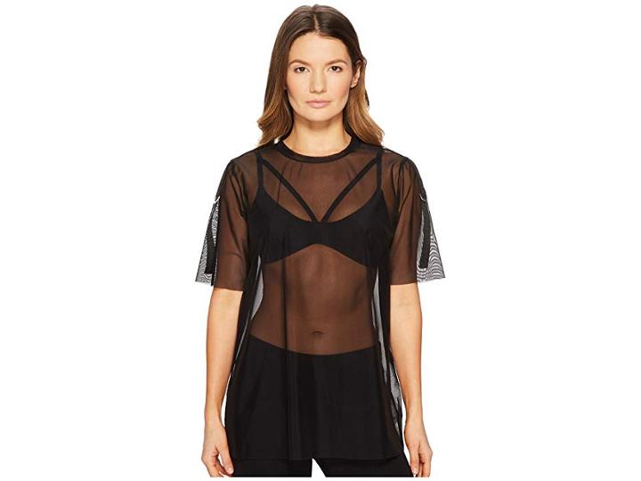 Versace Jeans Couture Mesh T-shirt (black) Women's T Shirt
