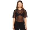 Versace Jeans Couture Mesh T-shirt (black) Women's T Shirt