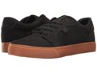 Dc Anvil Tx (black/black/gum) Men's Skate Shoes