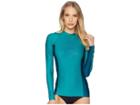 Billabong Surf Dayz Performance Fit Long Sleeve Rashguard (moss Jade) Women's Swimwear