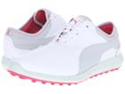 Puma Golf Ignite Golf (white/glacier Gray/rose Red) Women's Golf Shoes