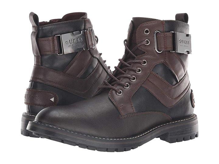 Guess Rebel (brown Multi Synthetic) Men's Shoes