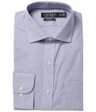 Lauren Ralph Lauren Slim Fit No-iron Cotton Dress Shirt (rosewood/blue Multi) Men's Long Sleeve Button Up