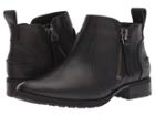 Ugg Aureo Boot (black Leather) Women's Zip Boots