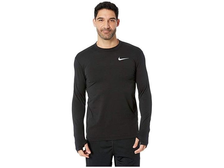 Nike Sphere Element Top Crew Long Sleeve 2.0 (black) Men's Clothing