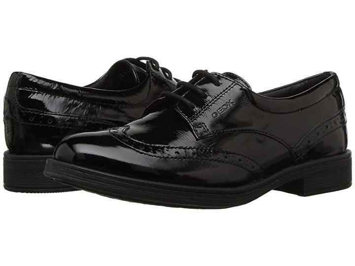 Geox Kids Agata 26 (little Kid/big Kid) (black) Girl's Shoes