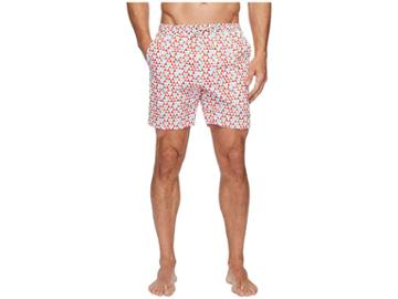 Psycho Bunny Coloured Pyramids Swim Trunks (fuchsia) Men's Swimwear