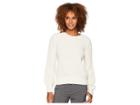 Lauren Ralph Lauren Cotton Bishop-sleeve Sweater (mascarpone Cream) Women's Sweater
