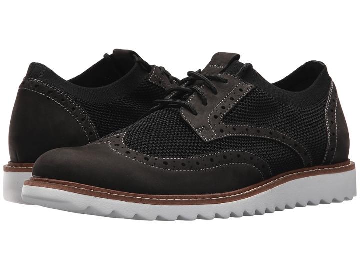 G.h. Bass & Co. Dirty Buck 2.0 Wing (black Knit/nubuck) Men's Shoes
