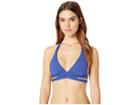 Becca By Rebecca Virtue Color Code Split Side Halter (blue Topaz) Women's Swimwear