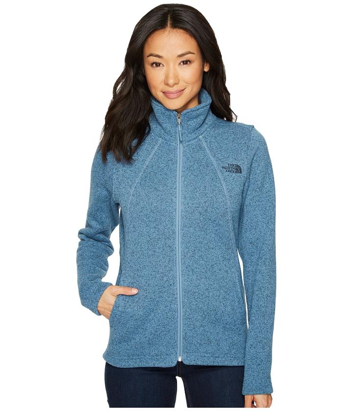 The North Face Crescent Full Zip (provincial Blue Heather) Women's Coat