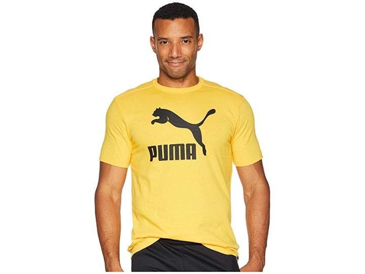 Puma Archive Life Tee (spectra Yellow/puma Black) Men's T Shirt
