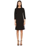 Escada Sport Dacoppa 3/4 Sleeve Dress (black) Women's Dress