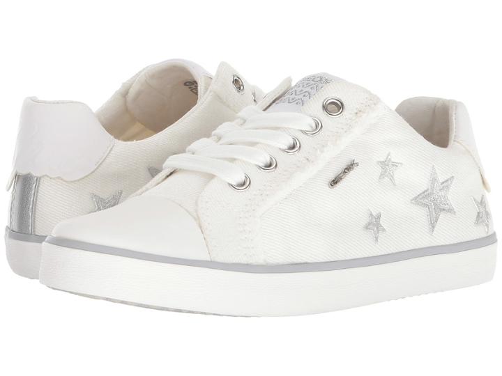 Geox Kids Kilwi 14 (little Kid/big Kid) (white) Girl's Shoes