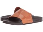 Adidas By Raf Simons Adilette Checkerboard (dark Brown/dark Brown/brown) Men's Shoes
