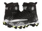 Nike Kids Force Savage Shark Football (toddler/little Kid/big Kid) (black/metallic Silver/white) Kids Shoes