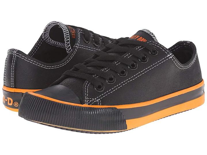 Harley-davidson Rascal (little Kid/big Kid) (black) Lace Up Casual Shoes